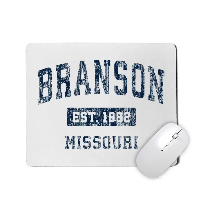 Branson Missouri Mo Vintage Sports Design Mousepad