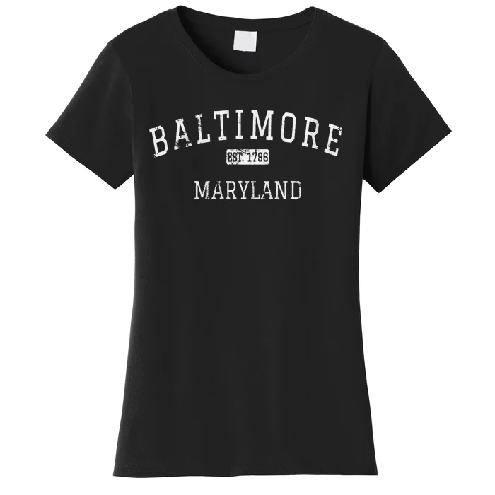 Baltimore Maryland MD Vintage Women's T-Shirt