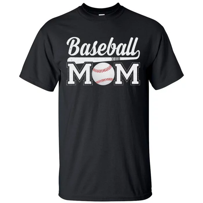 Baseball Mom Mothers Day for Mama Mommy of Baseball Player Tall T-Shirt