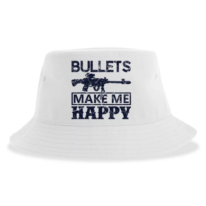 Bullets Make Me Happy Sustainable Bucket Hat