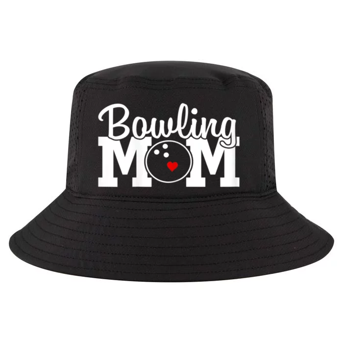 Bowling Mom Mothers Day Birthday Party For Women's Players Cool Comfort Performance Bucket Hat