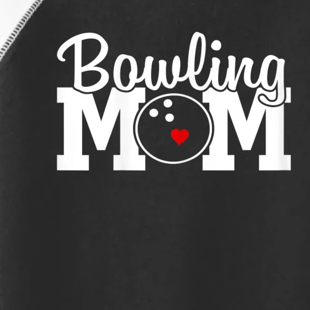 Bowling Mom Mothers Day Birthday Party For Women's Players Toddler Fine Jersey T-Shirt