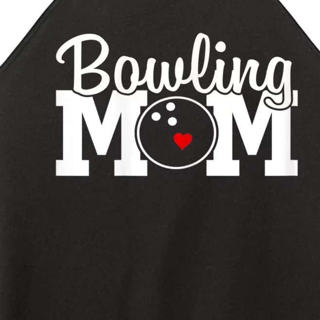 Bowling Mom Mothers Day Birthday Party For Women's Players Women’s Perfect Tri Rocker Tank