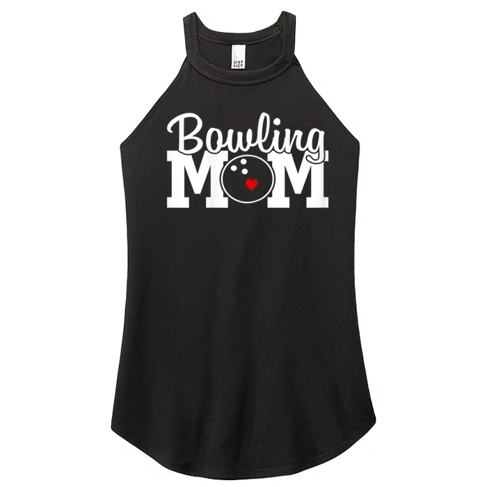 Bowling Mom Mothers Day Birthday Party For Women's Players Women’s Perfect Tri Rocker Tank