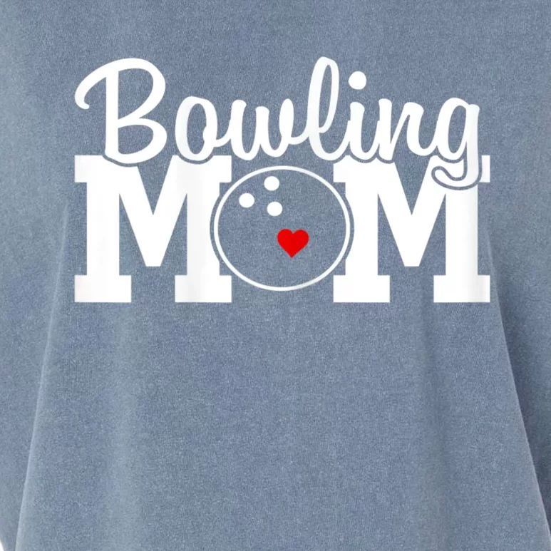 Bowling Mom Mothers Day Birthday Party For Women's Players Garment-Dyed Women's Muscle Tee