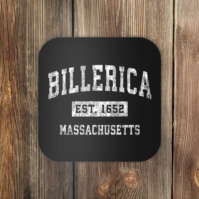 Billerica Massachusetts Ma Vintage Sports Coaster