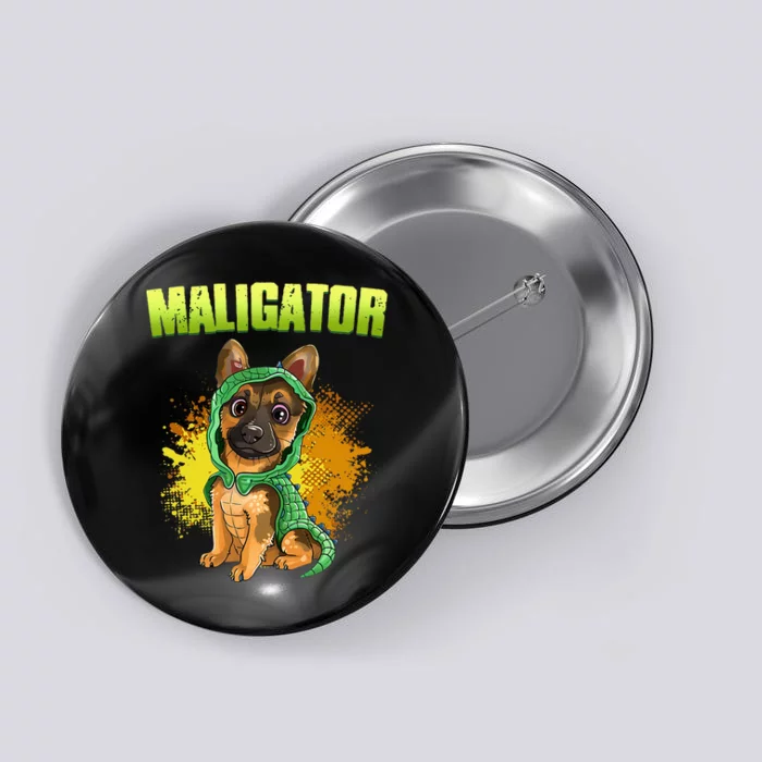 Belgian Malinois Maligator Button