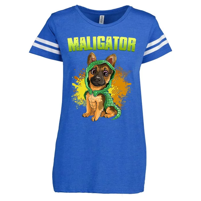 Belgian Malinois Maligator Enza Ladies Jersey Football T-Shirt