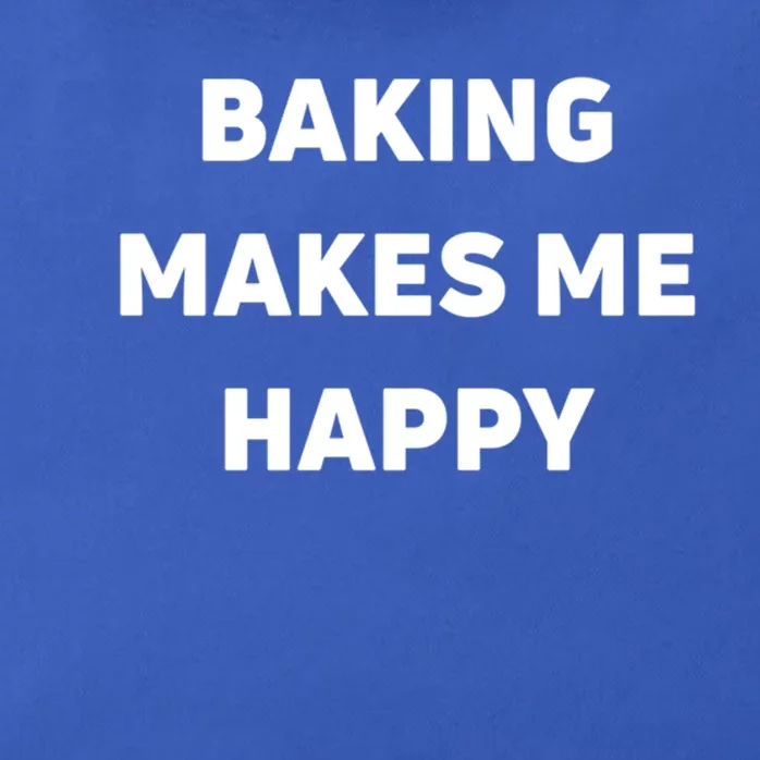 Baking Makes Me Happy Gift Zip Tote Bag