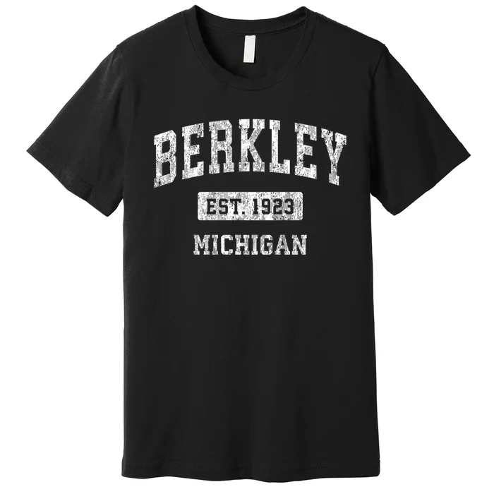 Berkley Michigan Mi Vintage Sports Premium T-Shirt