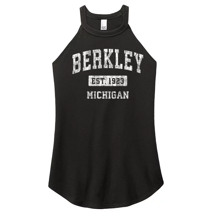 Berkley Michigan Mi Vintage Sports Women’s Perfect Tri Rocker Tank