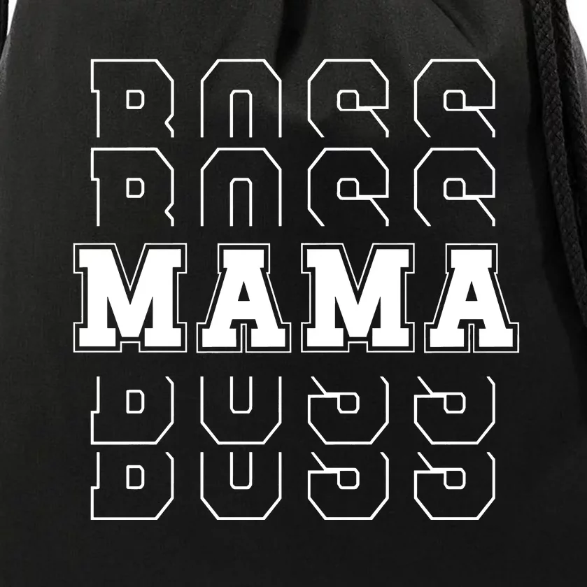 Boss Mama MotherS Day Drawstring Bag