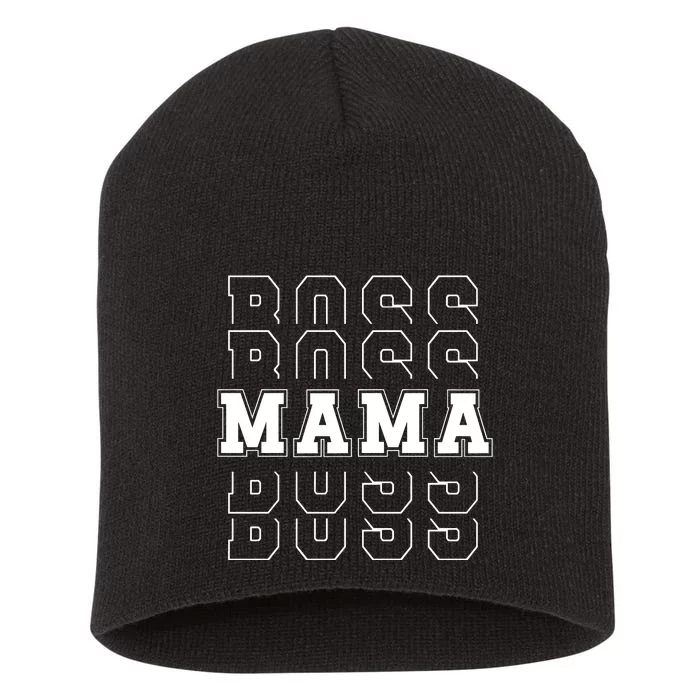 Boss Mama MotherS Day Short Acrylic Beanie