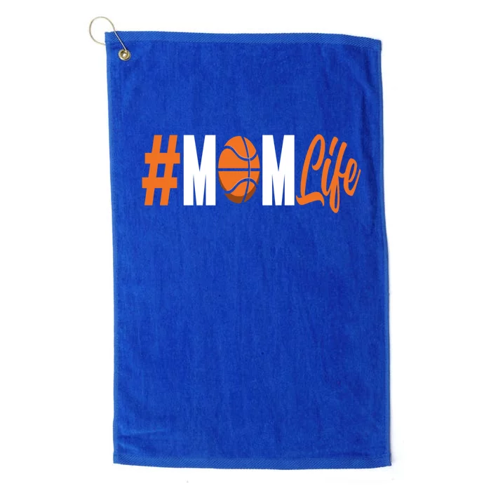 Basketball Mother Mama Mom Funny Basketball Gift Platinum Collection Golf Towel