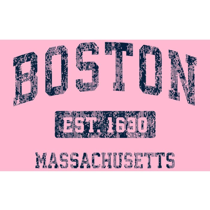 Boston Massachusetts Ma Vintage Sports Design Bumper Sticker