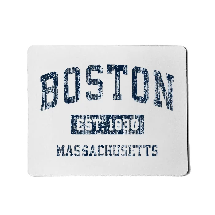 Boston Massachusetts Ma Vintage Sports Design Mousepad