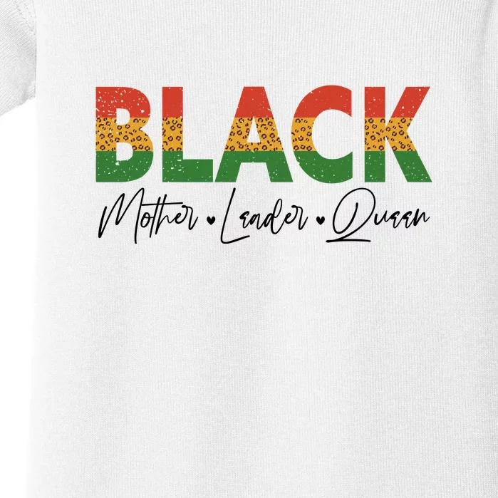 Black Mothers Matters Leader Queen Mommy That Melanin Baby Bodysuit