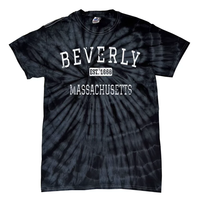 Beverly Massachusetts Ma Vintage Tie-Dye T-Shirt