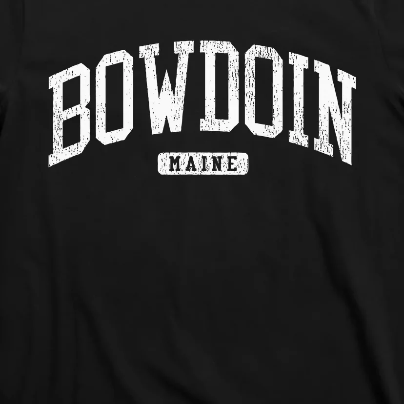 Bowdoin Maine Me Js03 College University Style T-Shirt