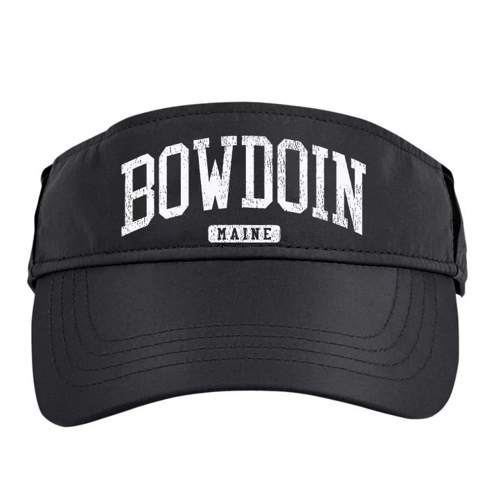 Bowdoin Maine Me Js03 College University Style Adult Drive Performance Visor