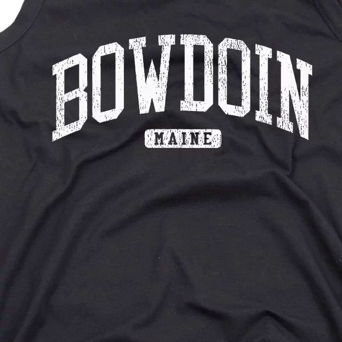 Bowdoin Maine Me Js03 College University Style Tank Top