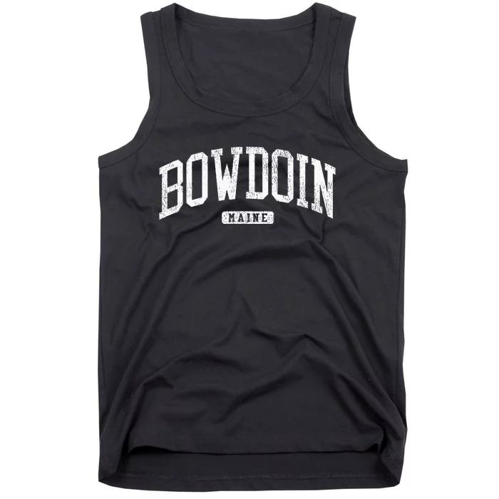 Bowdoin Maine Me Js03 College University Style Tank Top