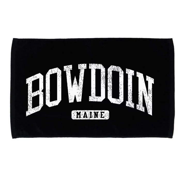 Bowdoin Maine Me Js03 College University Style Microfiber Hand Towel