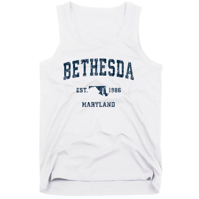 Bethesda Maryland Md Vintage Sports Tank Top