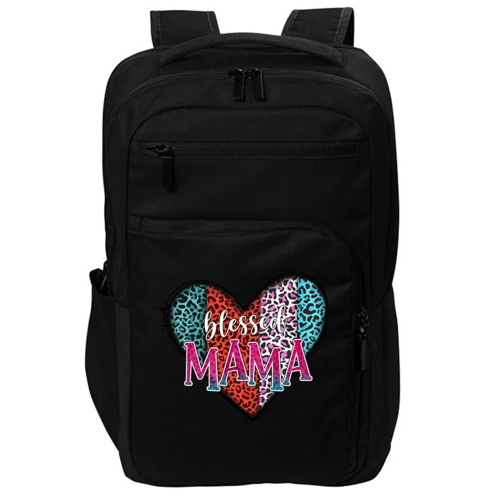 Blessed Mama Modern Hippie Style Mothers Day Gift Impact Tech Backpack