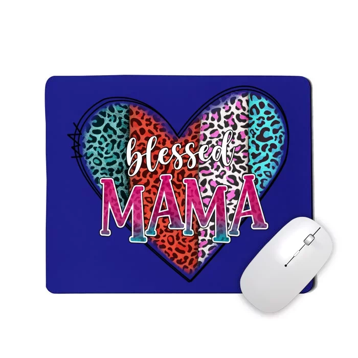 Blessed Mama Modern Hippie Style Mothers Day Gift Mousepad