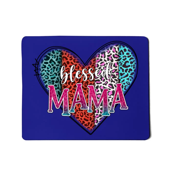 Blessed Mama Modern Hippie Style Mothers Day Gift Mousepad