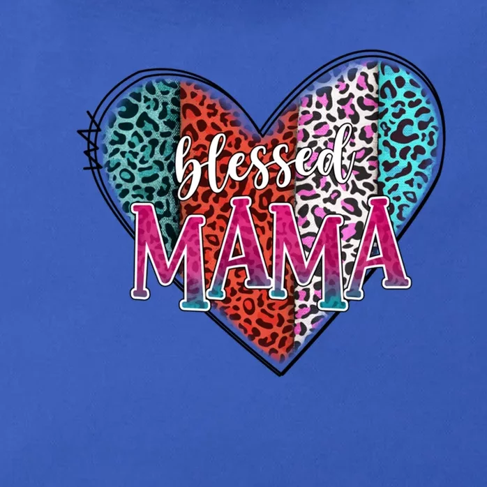 Blessed Mama Modern Hippie Style Mothers Day Gift Zip Tote Bag