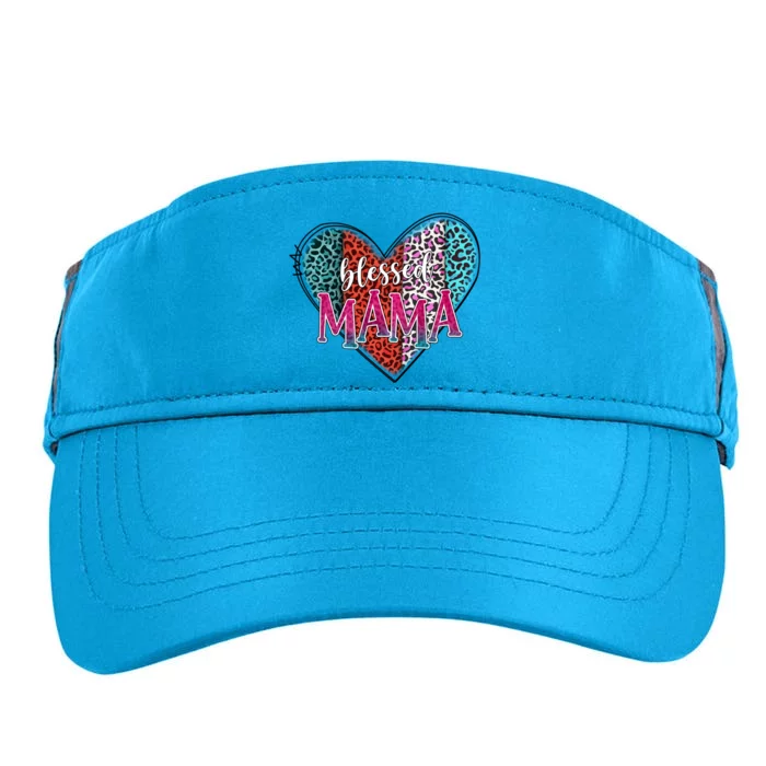 Blessed Mama Modern Hippie Style Mothers Day Gift Adult Drive Performance Visor