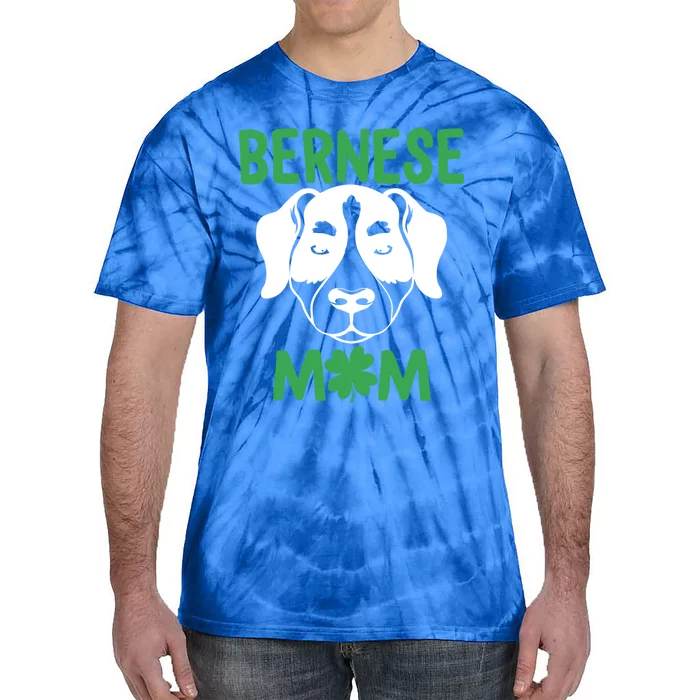 Bernese Mountain Mom St Patricks Dog Mom Berner Mama Bernie Meaningful Gift Tie-Dye T-Shirt