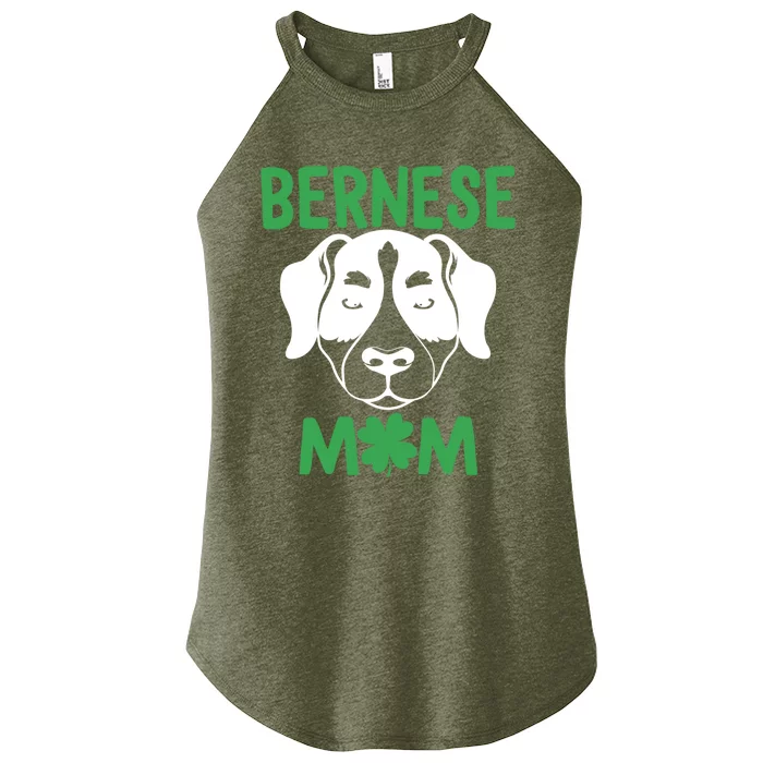 Bernese Mountain Mom St Patricks Dog Mom Berner Mama Bernie Meaningful Gift Women’s Perfect Tri Rocker Tank