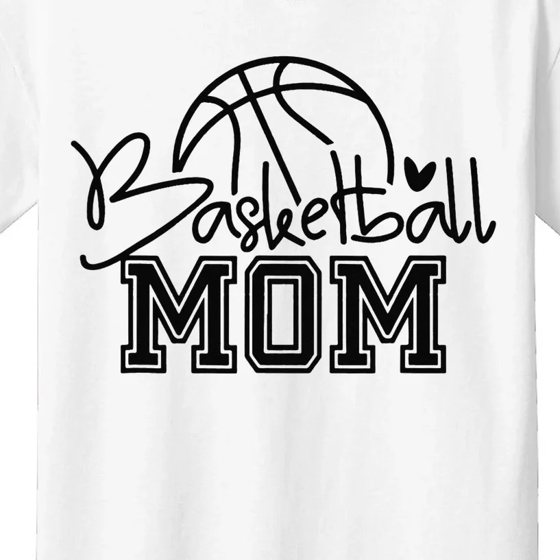 Basketball Mom Mothers Day Gifts For Kids T-Shirt