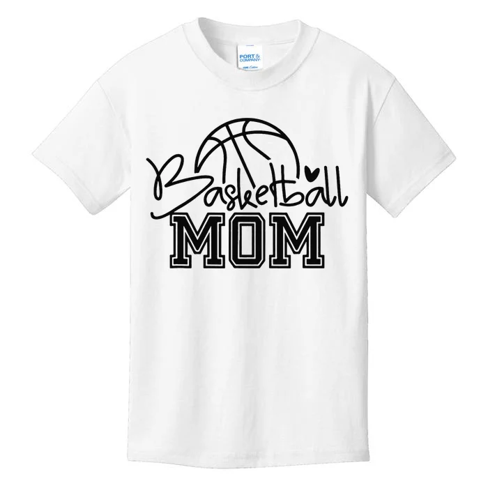 Basketball Mom Mothers Day Gifts For Kids T-Shirt