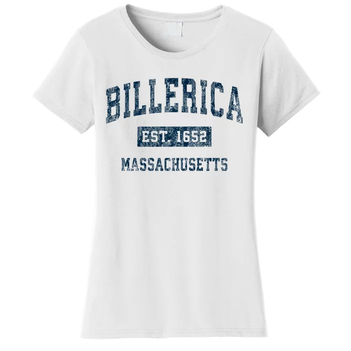 Billerica Massachusetts Ma Vintage Sports Design Women's T-Shirt