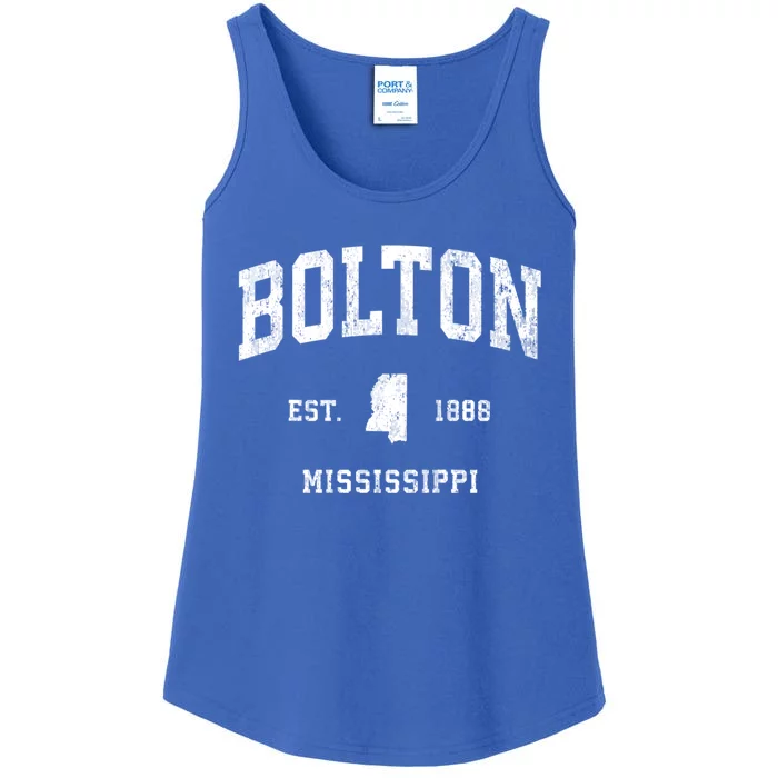 Bolton Mississippi Ms Vintage Athletic Ladies Essential Tank