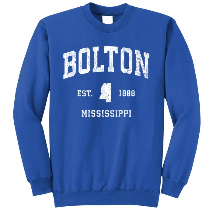 Bolton Mississippi Ms Vintage Athletic Tall Sweatshirt