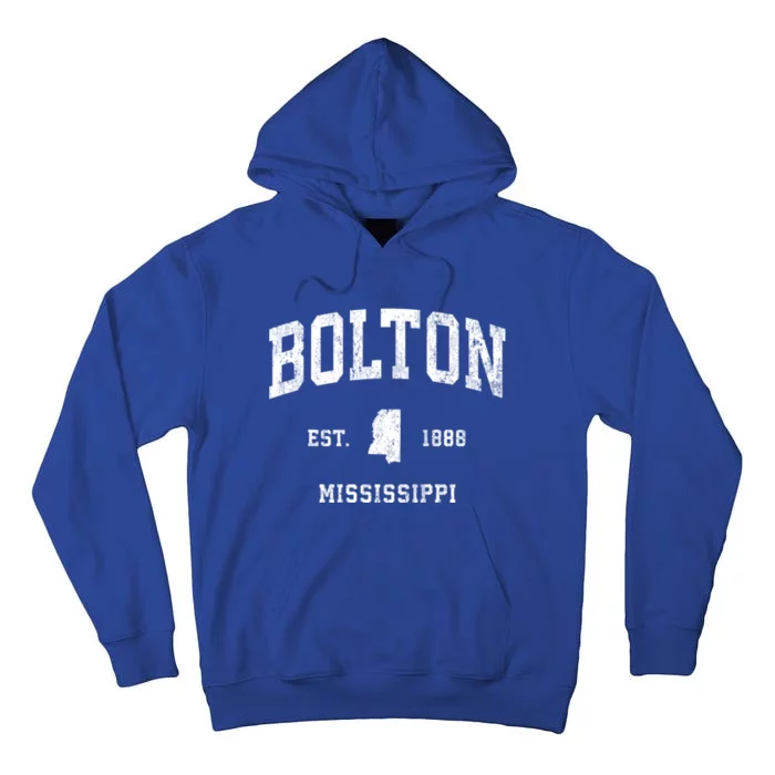 Bolton Mississippi Ms Vintage Athletic Tall Hoodie