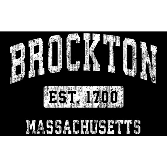 Brockton Massachusetts Ma Vintage Established Sports Bumper Sticker