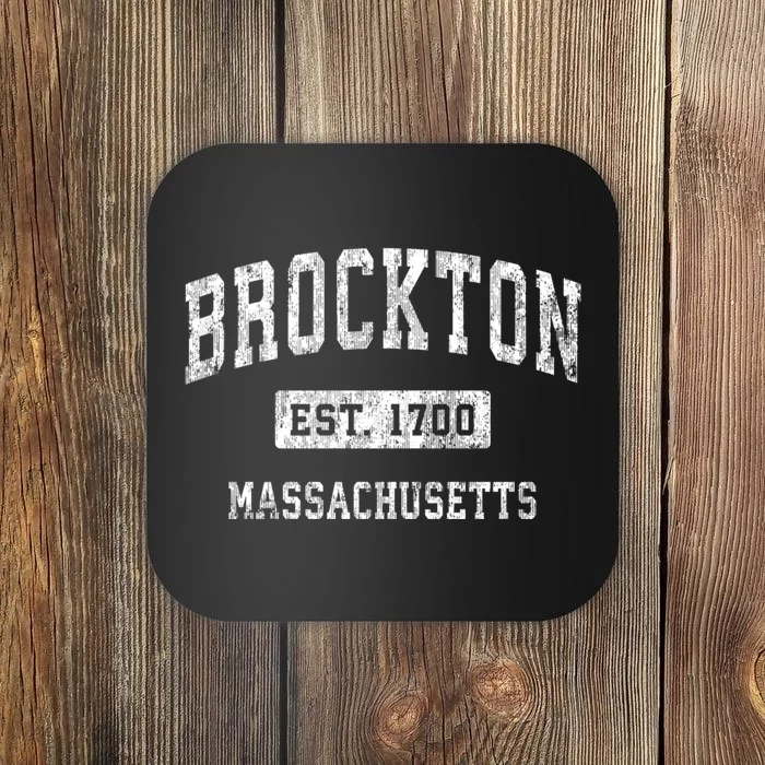 Brockton Massachusetts Ma Vintage Established Sports Coaster