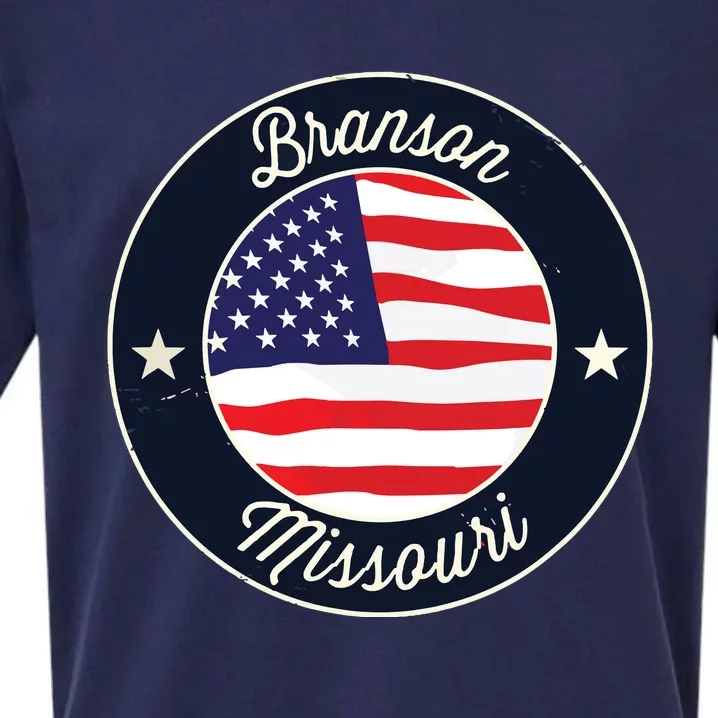 Branson Missouri Mo Vacation Souvenir Graphic Sueded Cloud Jersey T-Shirt