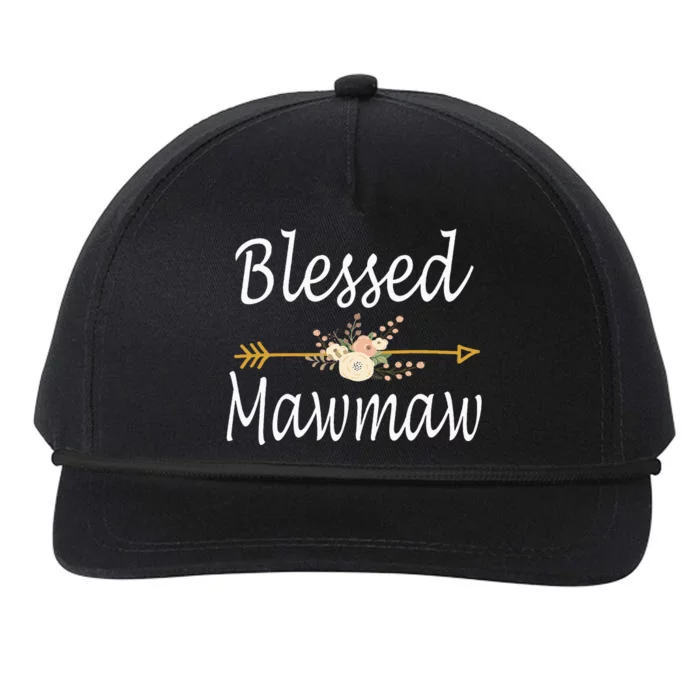 Blessed Mawmaw Mothers Day Gifts Snapback Five-Panel Rope Hat