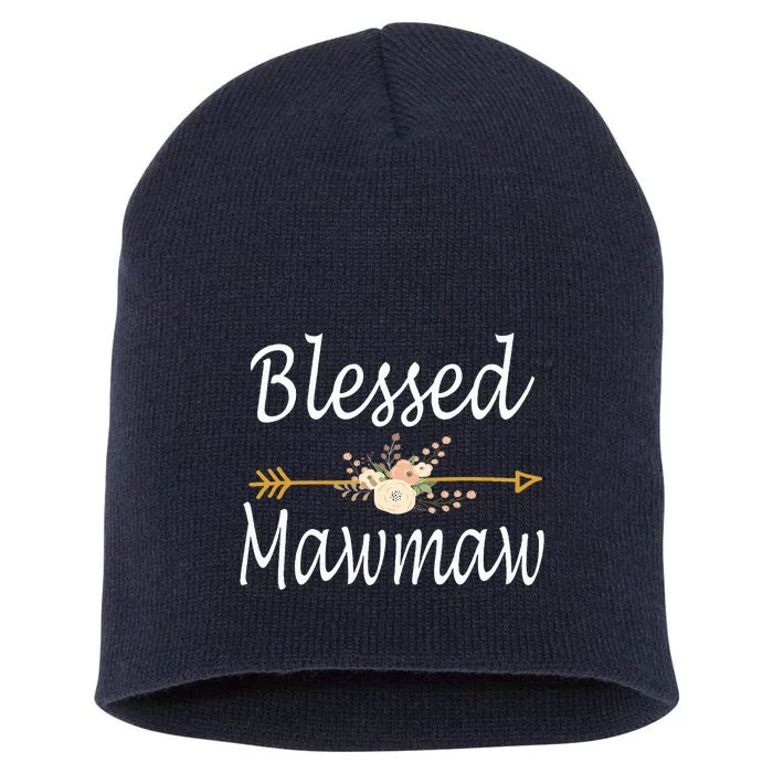 Blessed Mawmaw Mothers Day Gifts Short Acrylic Beanie