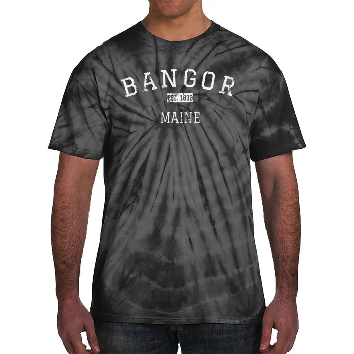 Bangor Maine Me Vintage Tie-Dye T-Shirt