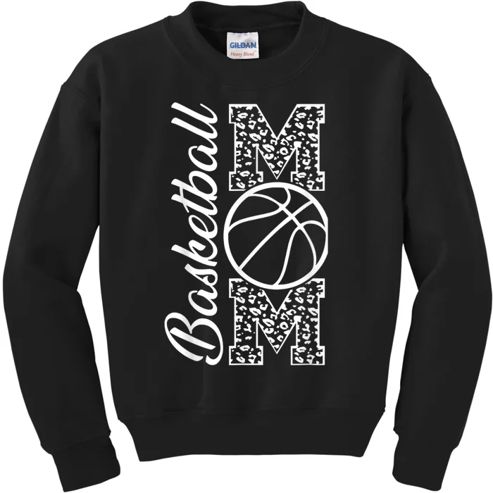 Basketball Mom, Mom Game Day Outfit Mothers Day Gifts Kids Sweatshirt