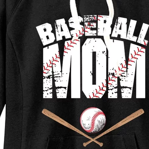 Baseball Mom mother day Women's Fleece Hoodie