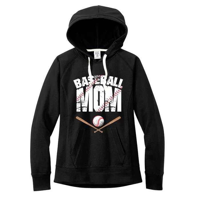 Baseball Mom mother day Women's Fleece Hoodie